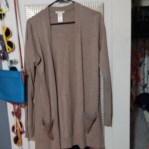 💜 3/$15💜Matty M Women's Beige Open Front Cardigan Cardigan💜